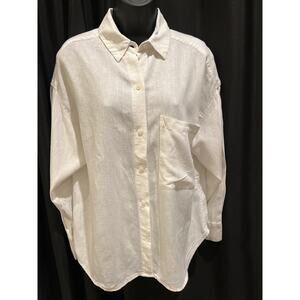 Abercrombie & Fitch oversized white Blouse S